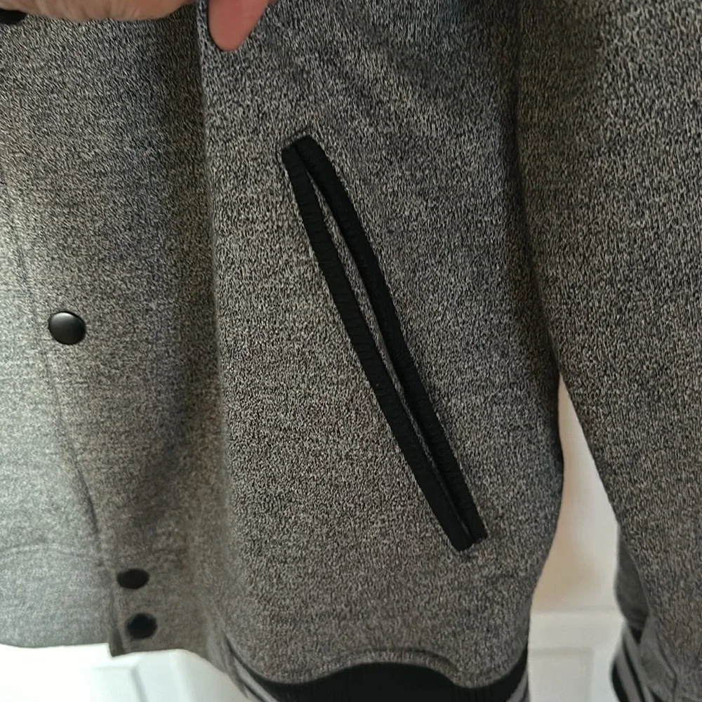 Club Monaco Grey and black Knit Jacket